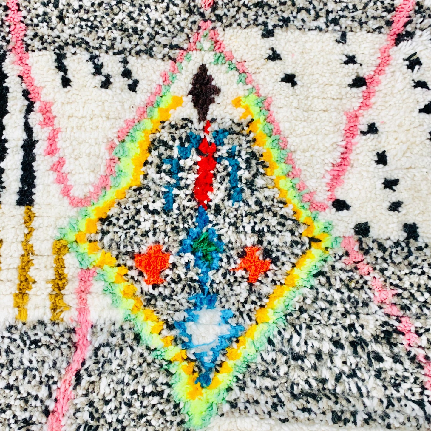 Moroccan Berber Rug, Grey shag rug