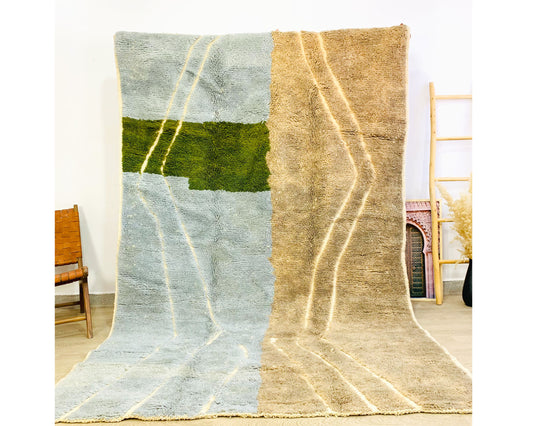 Moroccan Berber rug, Brown Shag rug