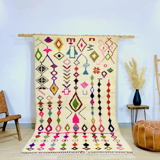Azilal Moroccan Rug, Authentic Berber Rug