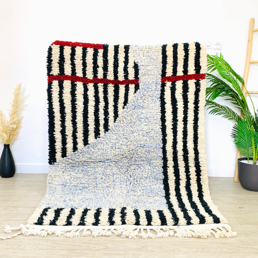 Moroccan Abstract Beni Ouarain Rug